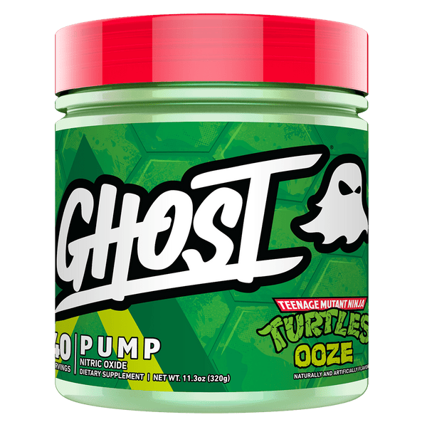 Ghost PRE WORKOUT GHOST X Teenage Mutant Ninja Turtles TMNT PUMP v2 OOZE