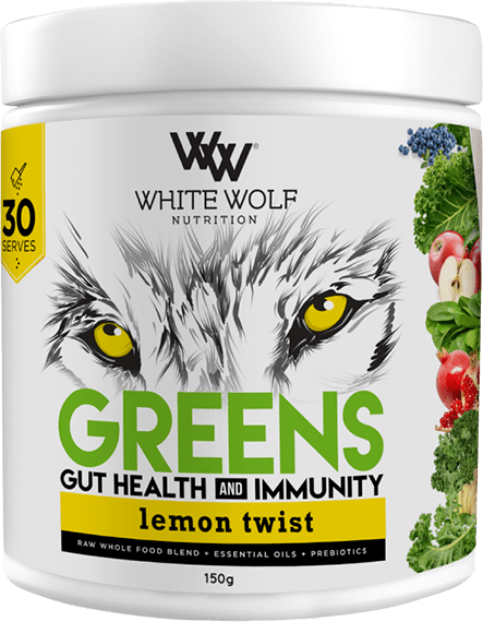 White Wolf Nutrition HEALTH FOOD,SNACKS AND BARS White Wolf Nutrition Greens + Gut Health Immunity
